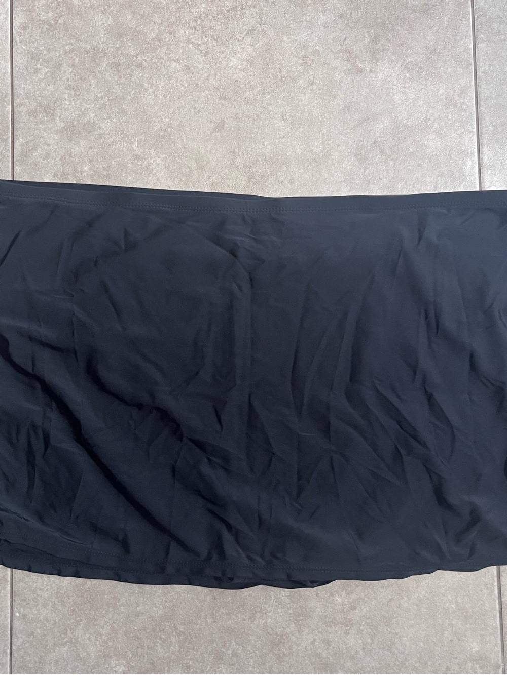 Tahiti black swim skorts skirt bottom Side Adjustable String Ties 3X 24W-26W